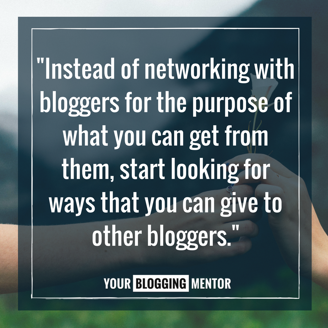 Blogger networking ...