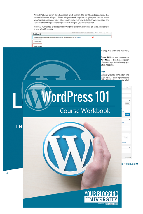 WordPress 101 Workbook