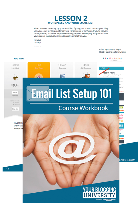 Email List Setup 101 Workbook