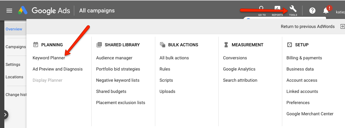 Keyword Planner