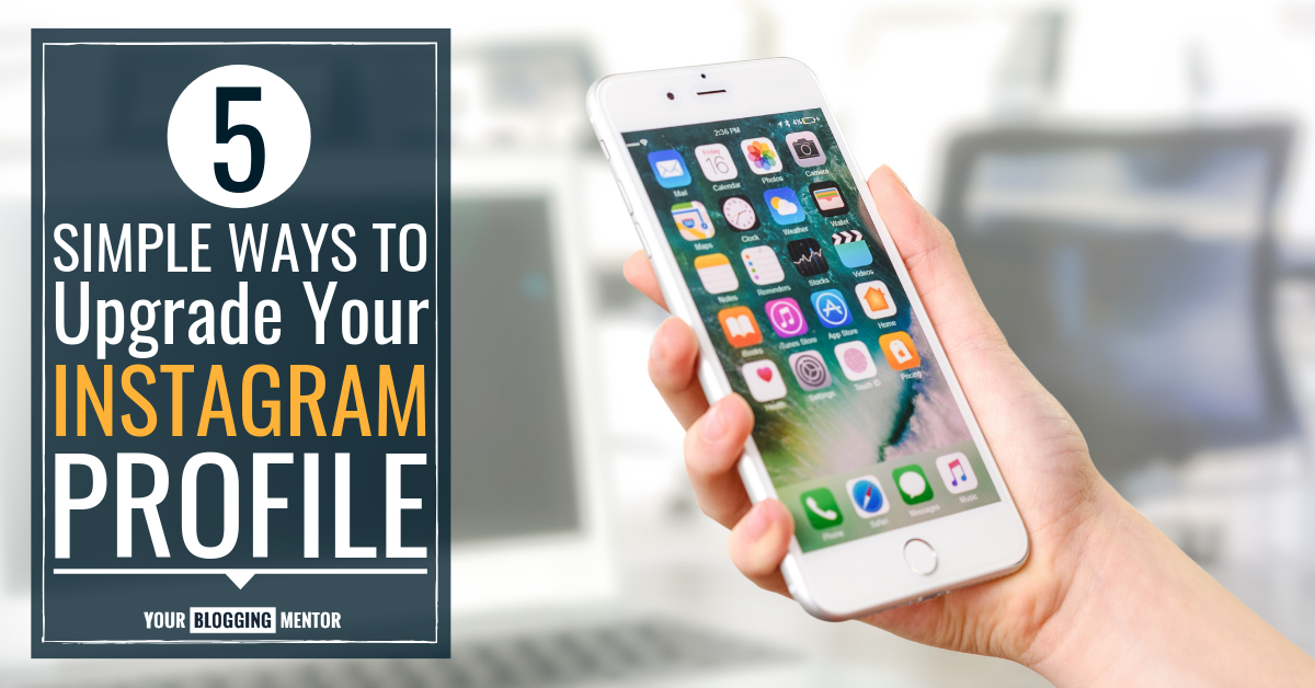 Begin by going to your Instagram profile.